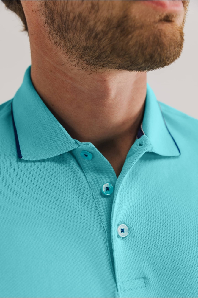 PIQUE POLO MET STREEPDETAILS 46115400 5200